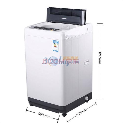 松下(panasonic) xqb60-q662u 6公斤 立体搓全自动波轮洗衣机(灰白色)