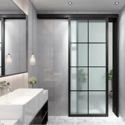 2021定制推拉门推门门单门单k门趟卫生间隔断玻璃单轨吊吊门厨房.