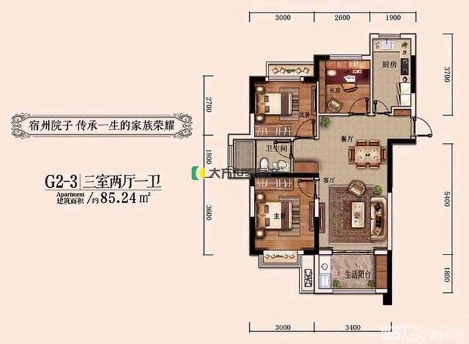宿州院子多层电梯观景洋房 超好户型 高端大气上档次.