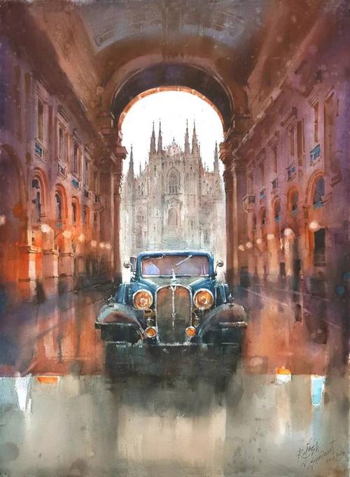 2018年首届世界水彩画大展入围作品欣赏