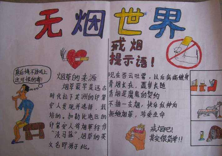 禁烟手抄报内容短又好禁烟手抄报内容短又好一年级