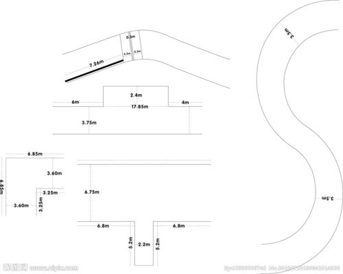 科二考试平面图矢量图 - 图片99; 开封南考场平面图