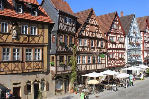 德国南部传统民居建筑fachwerkhaus