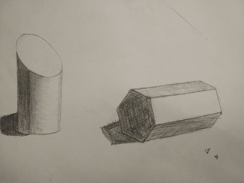 2018年8月3日艺彩培训学校大木山校区,素描一班作业