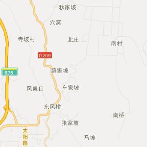 运城市平陆县地图