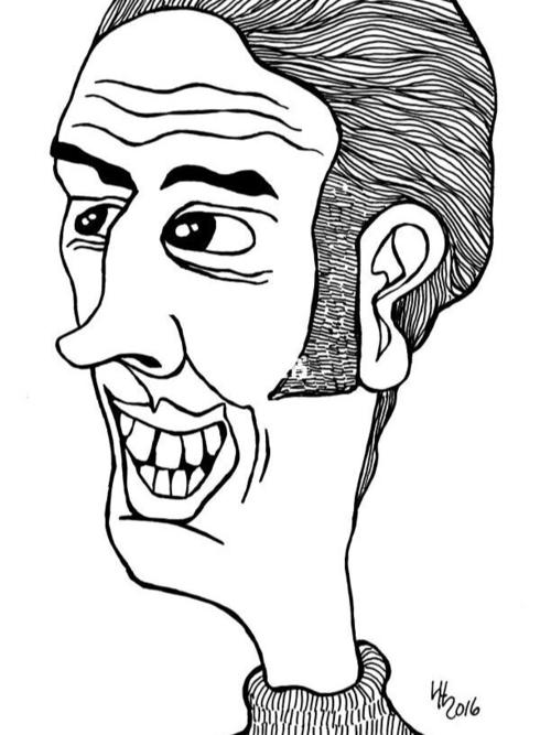 夸张人物合集_艺术_文化_绘画