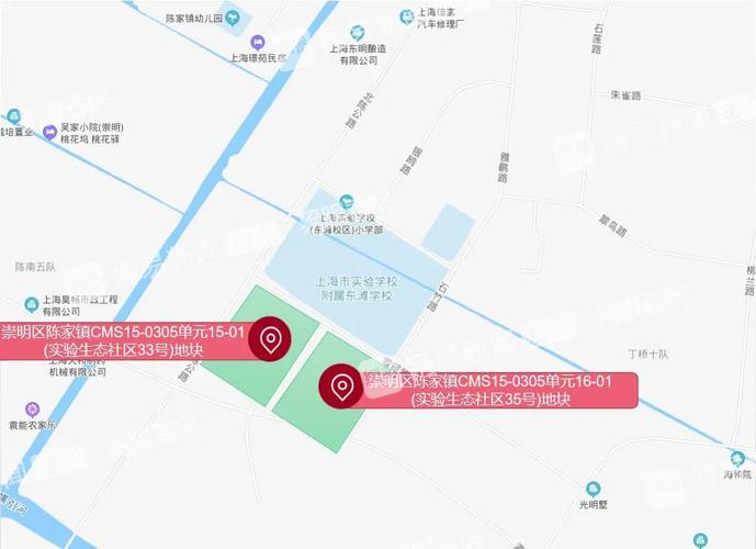 崇明计划推出2幅纯商品住宅地块,地块位于崇明区陈家镇国际实验生态