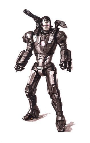 马克笔练习钢铁侠系列