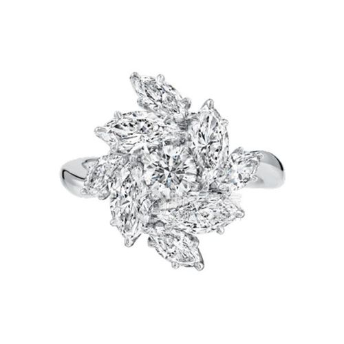 海瑞温斯顿pirouette钻石圆舞曲pirouette钻石戒指戒指