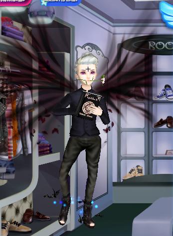 qq炫舞男生服装搭配,我喜欢一身就一种颜色的,看起来man点,求整体图和