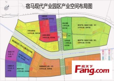 宿马园区总体规划图