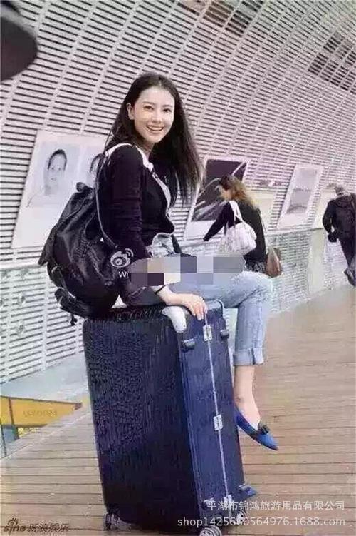 厂家 明星同款复古款铝框拉杆箱旅行箱行李箱万向轮登机箱20.