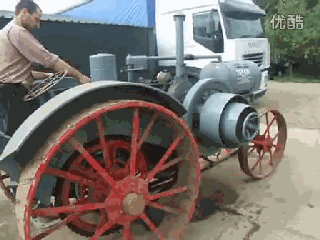 100年前的拖拉机 你见过吗