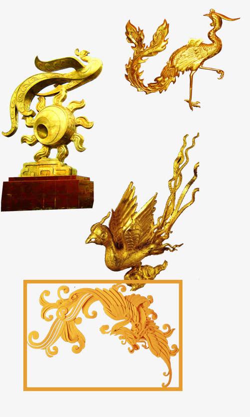金凤雕像