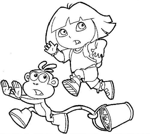 简笔画动画人物之-朵拉