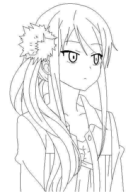 椎名真由理简笔画