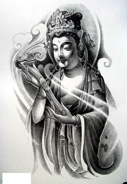 求几张佛魔一念满背纹身图,最好是新图,谢谢