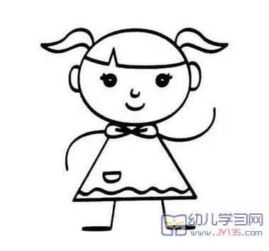 简笔画人物可爱动作 简笔画图片大全-蒲城教育文学网