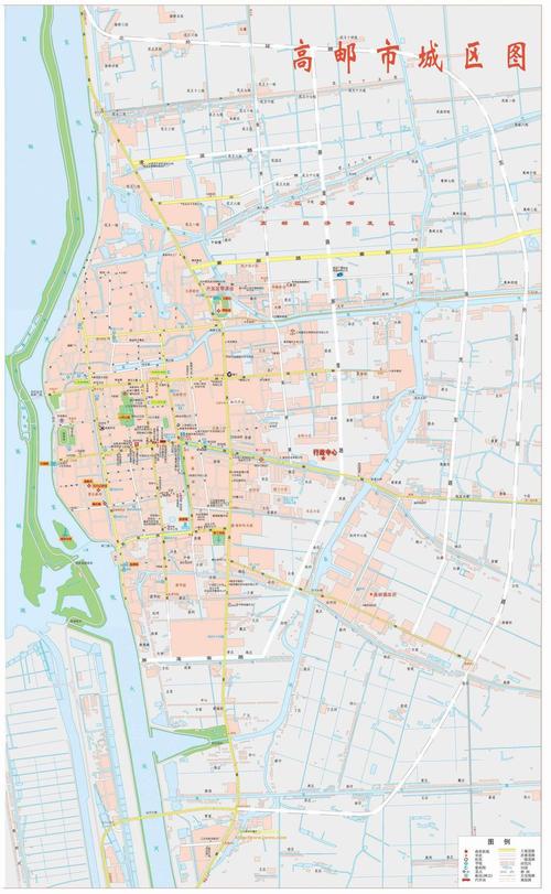 高邮城区图