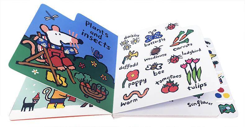 进口英文原版纸板maisys science a first words book小鼠波波第一本