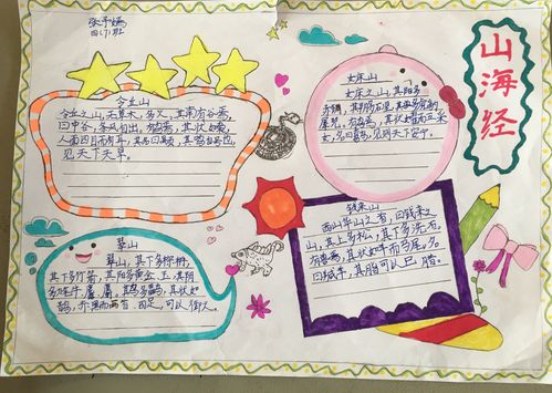 四(7)班手抄报《山海经》之我见