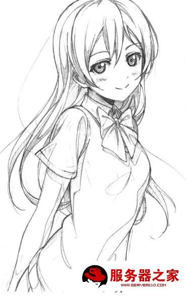 动漫简单人物画