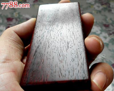 印度小叶紫檀高荧光高油性老料牌子92x45x10mm便宜走