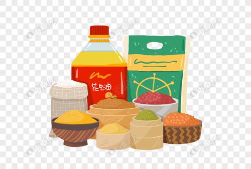 免抠元素 手绘/卡通元素 手绘粮油副食.png 860_580