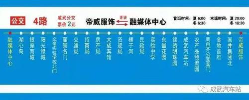成武城市公交车开始试运行!附公交线路图