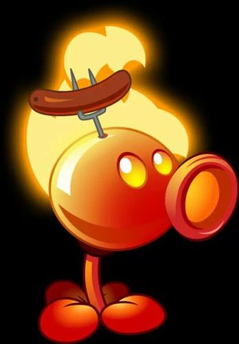 植物大战僵尸2有关:火焰射手,双发射手的图片