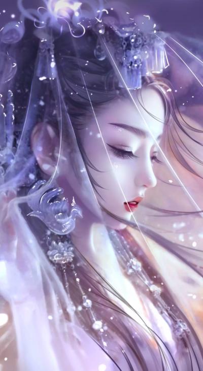 动漫女生仙气飘飘手抄报 女生节手抄报
