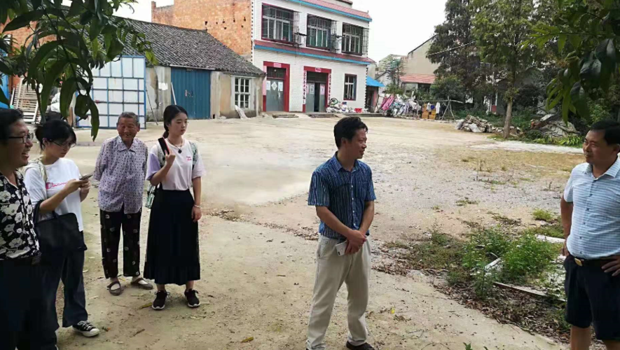 华中师范大学赴应城市杨河镇理论热点面对面示范点进行理论宣讲和实地