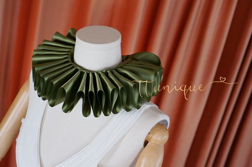 ttunique原创设计手工制作多色拉夫领复古宫廷风立体造型假领子