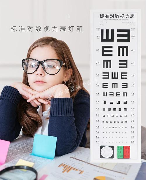 60标准医用测视力挂图5米25家用儿童幼儿园医院led视力表灯箱25米自