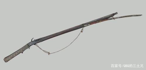 一支典型的藏式叉子火绳枪
