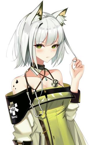 精选国产二次元动漫《明日方舟》的竖版插画壁纸,张张