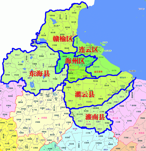连云港市地图