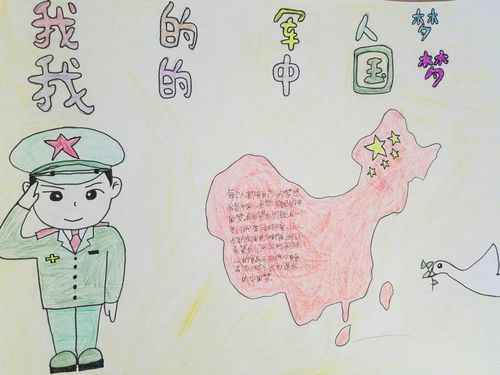 中国梦&军人梦&红星照亮我的心手抄报展 我们不是书法