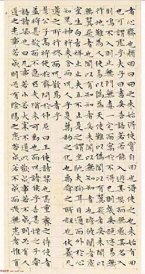 文徵明63岁小楷《南华经》|文征明|庄子|菩萨|舍利子