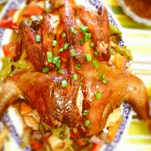 谜图做的秘制烤鸡