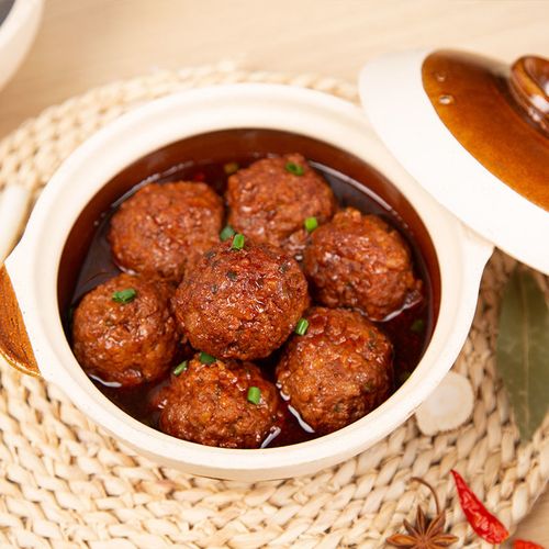 【肉丸】扬州特产四喜丸子5枚红烧狮子头猪肉丸子熟食