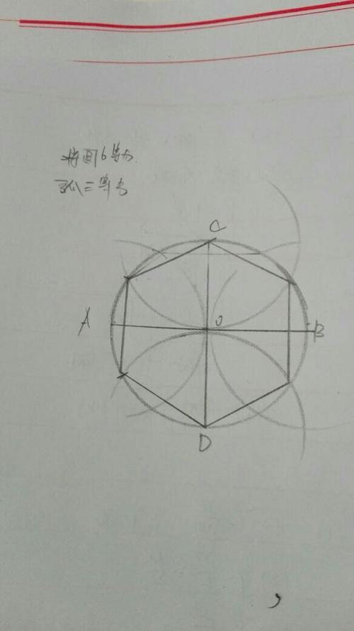 作圆的内接正六边形