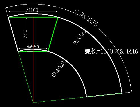 求画cad圆锥体展开图,,,在线等!急!