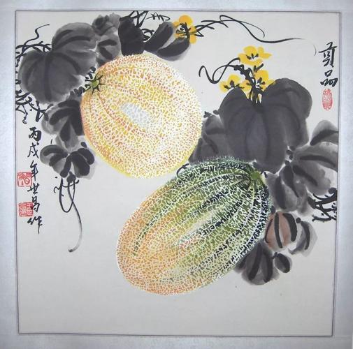 甜蜜的艺术新疆哈密瓜画创始人王世昌