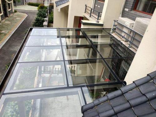 宁波铝合金夹胶钢化玻璃阳光房不锈钢阳光房露台屋顶别墅花房设计