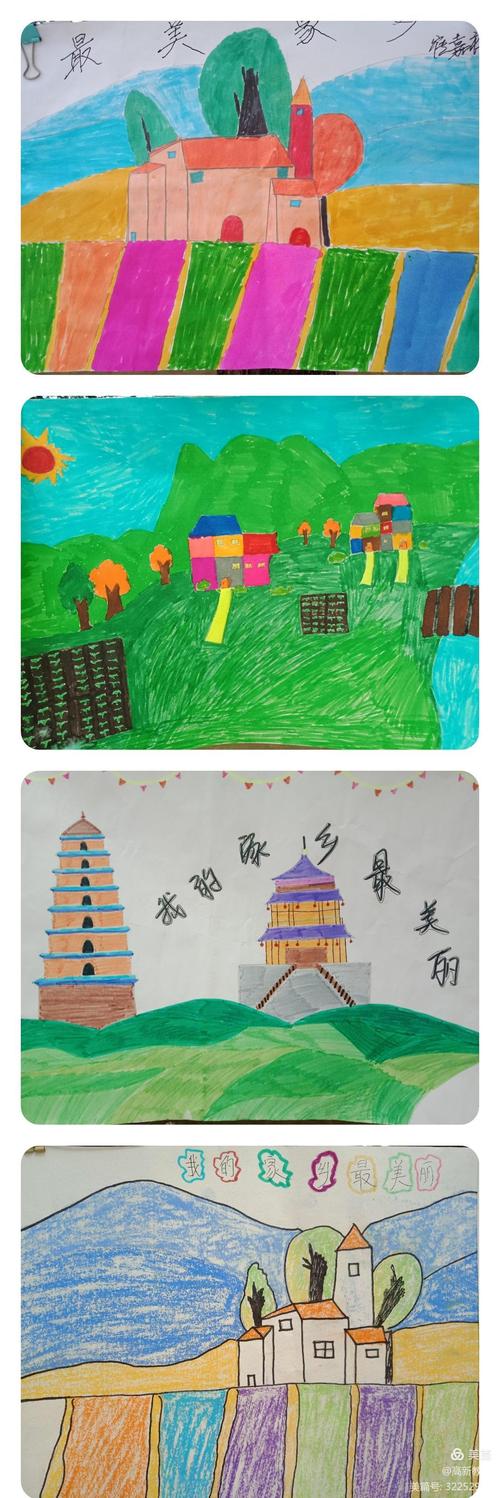 我的家乡最美丽——灵楠幼儿园迎国庆美术作品展