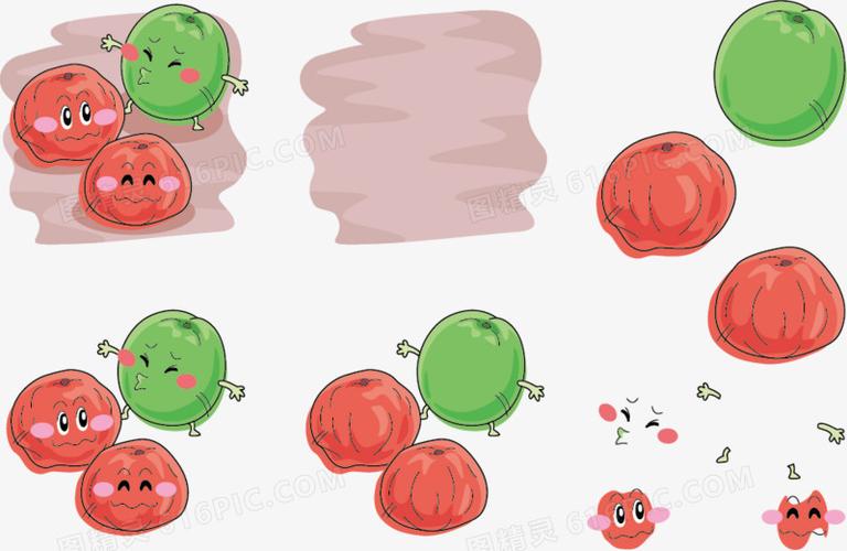 矢量亲亲的梅子表情