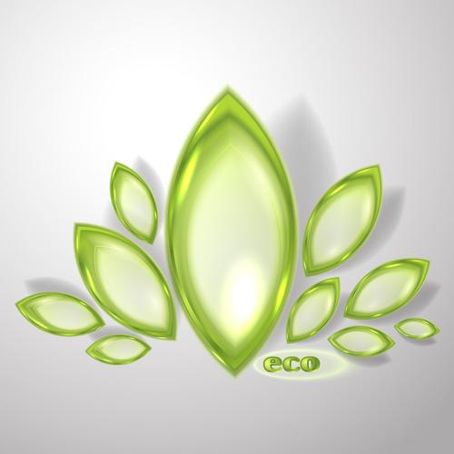 绿色橄榄形背景