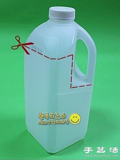 牛奶瓶/油瓶/塑料壶废物利用diy双层鞋托