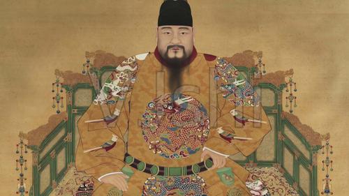 4k明宪宗朱见深画像_3840x2160_高清视频素材下载(编号:5806437)_实拍